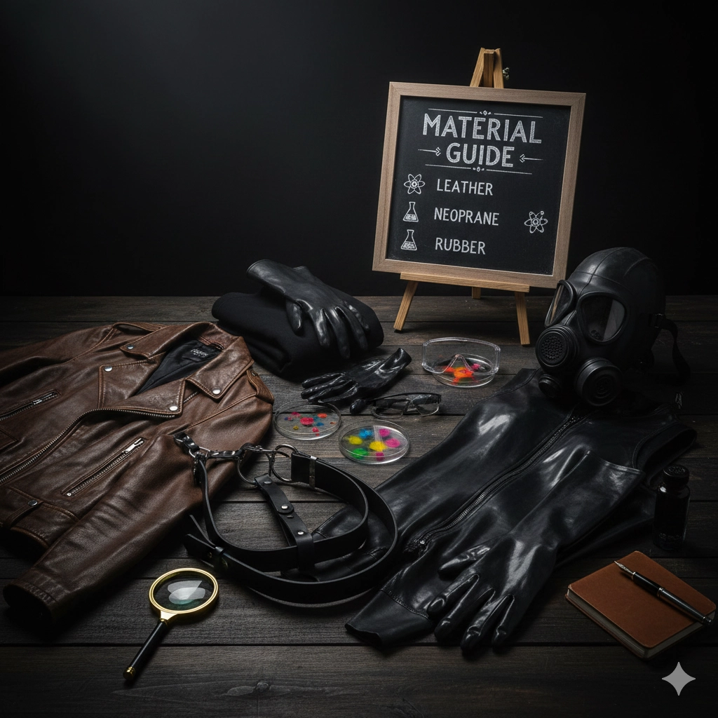 Materialkunde im Fetish & BDSM – Leder, Latex, Neopren & mehr